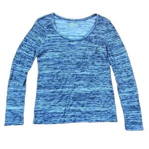 Mudd Heathered Long Sleeve Scoop Neck Tee xl